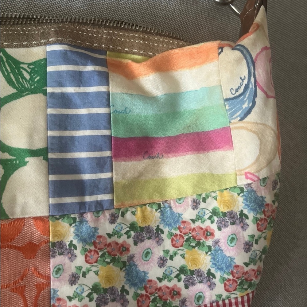 Y2K Coach Limited Edition Patchwork Multicolor Wo… - image 2